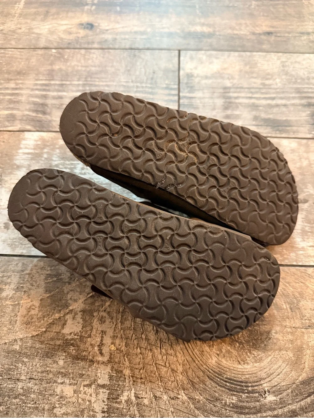 Birkenstock Arizona Double Strap Sandals in Taupe Brown